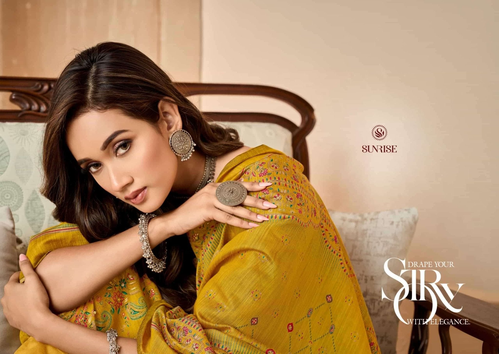 Sunrise Sukun Vol 3 Vintage Silk Dress Material - Amrah Wholesale