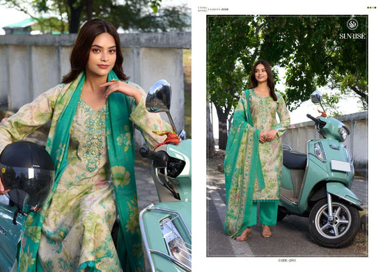 Sunrise Summer Silk Vol 2 Vintage Silk Dress Material - Amrah Wholesale