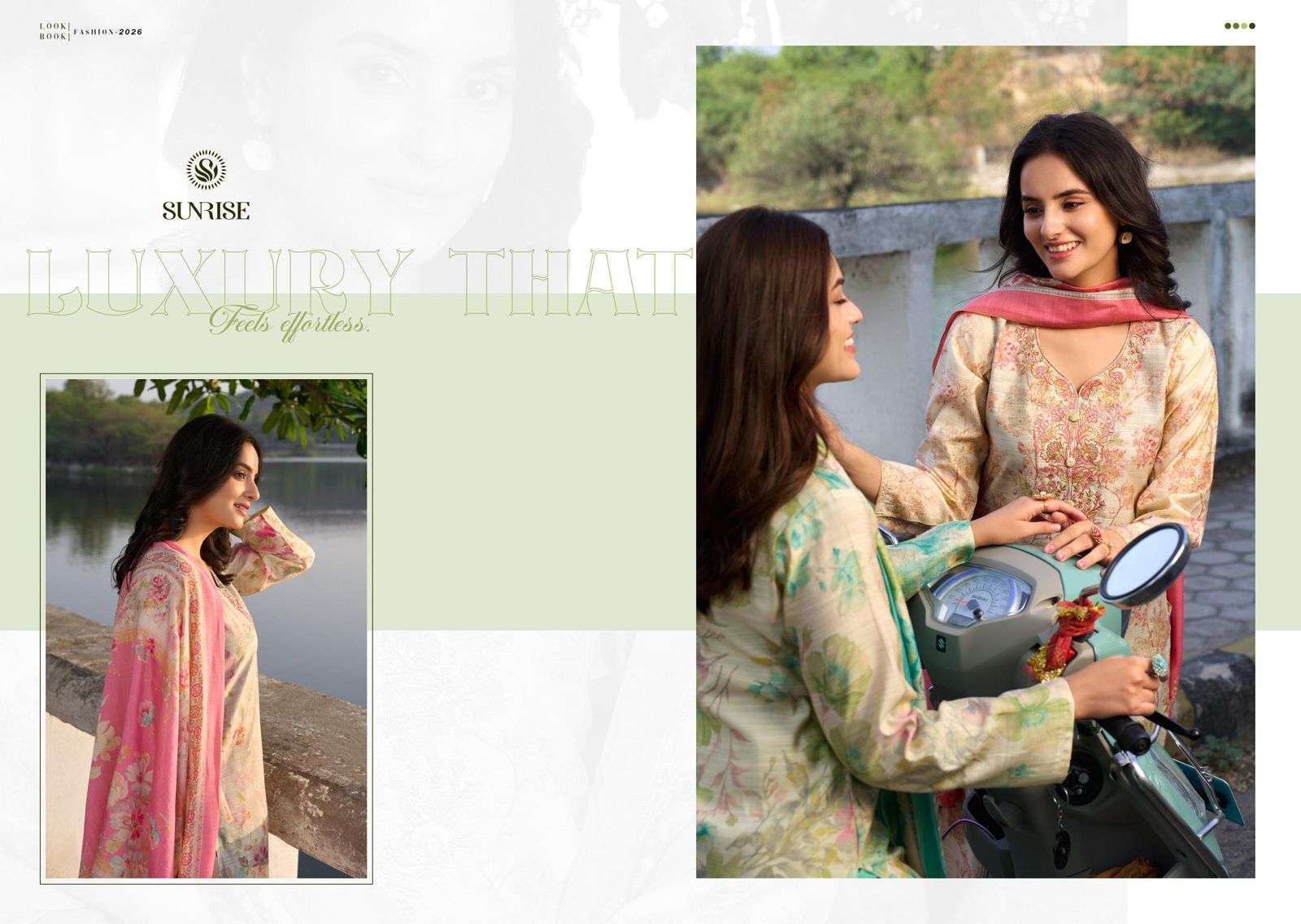 Sunrise Summer Silk Vol 2 Vintage Silk Dress Material