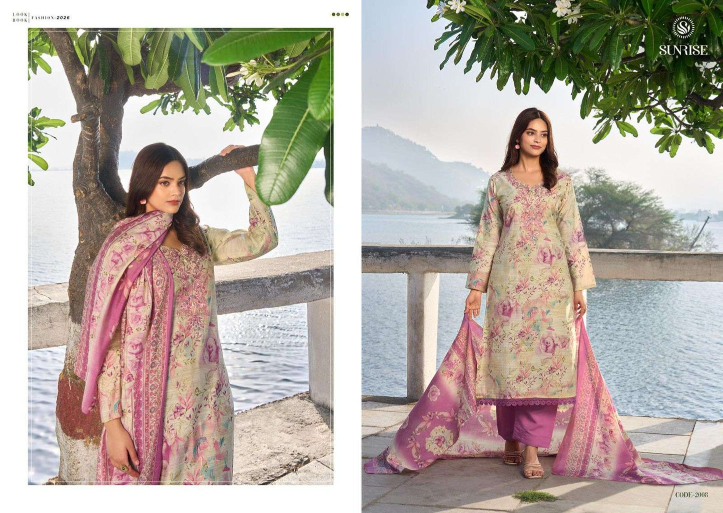 Sunrise Summer Silk Vol 2 Vintage Silk Dress Material