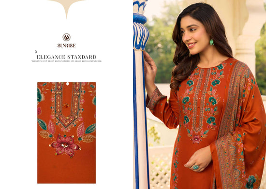 Sunrise Sunehri Pashmina Handwork Salwar Suit