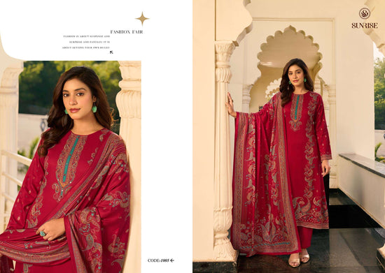 Sunrise Sunehri Pashmina Handwork Salwar Suit