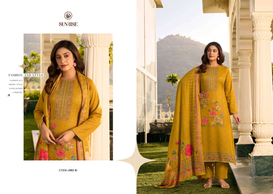 Sunrise Sunehri Pashmina Handwork Salwar Suit