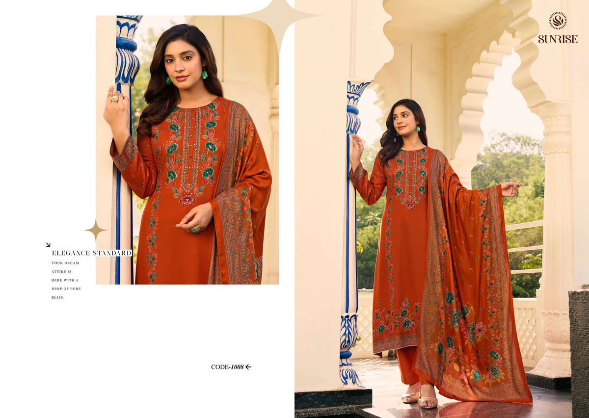 Sunrise Sunehri Pashmina Handwork Salwar Suit