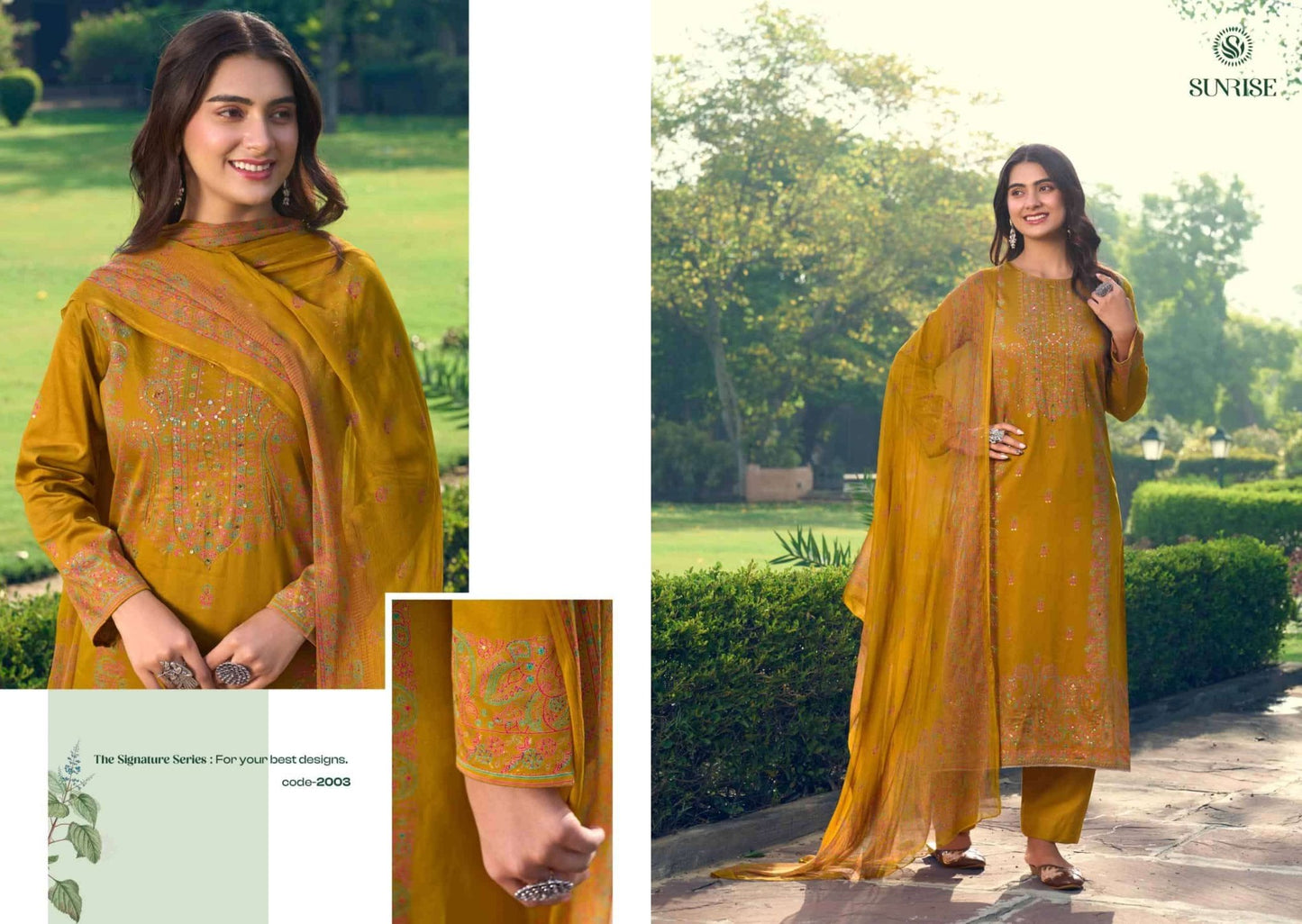 Sunrise Svara Vol 2 Jam Satin Fancy Dress Material - Amrah Wholesale