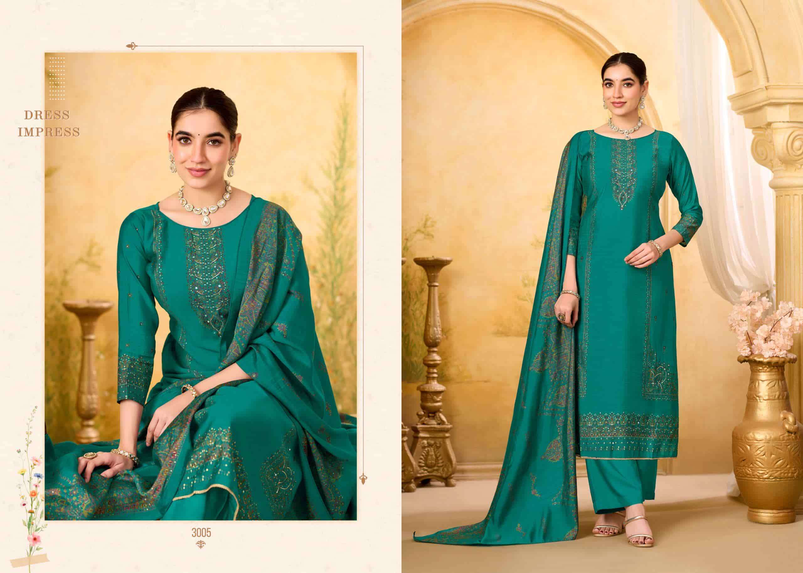 Supriya Fashion Safar Vol 3 Vintage Silk Dress Material