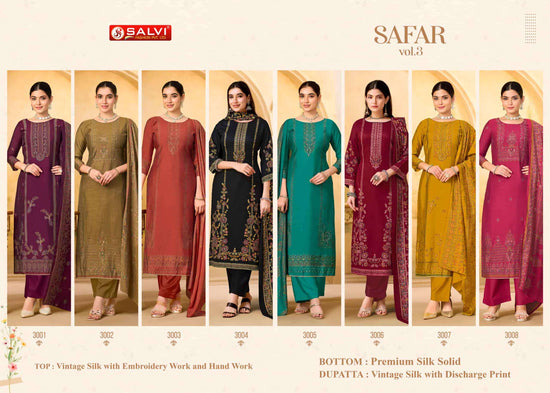 Supriya Fashion Safar Vol 3 Vintage Silk Dress Material