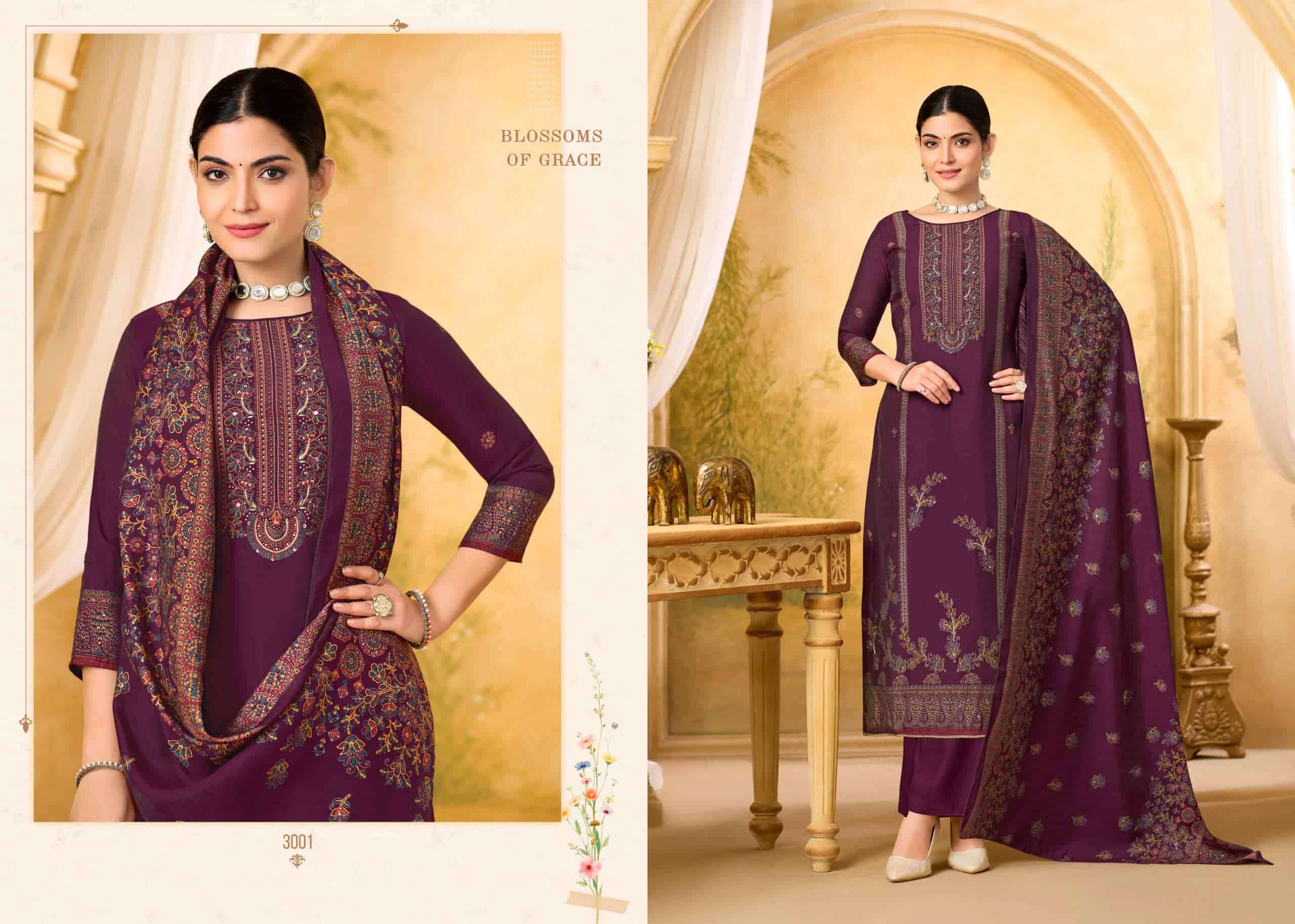 Supriya Fashion Safar Vol 3 Vintage Silk Dress Material