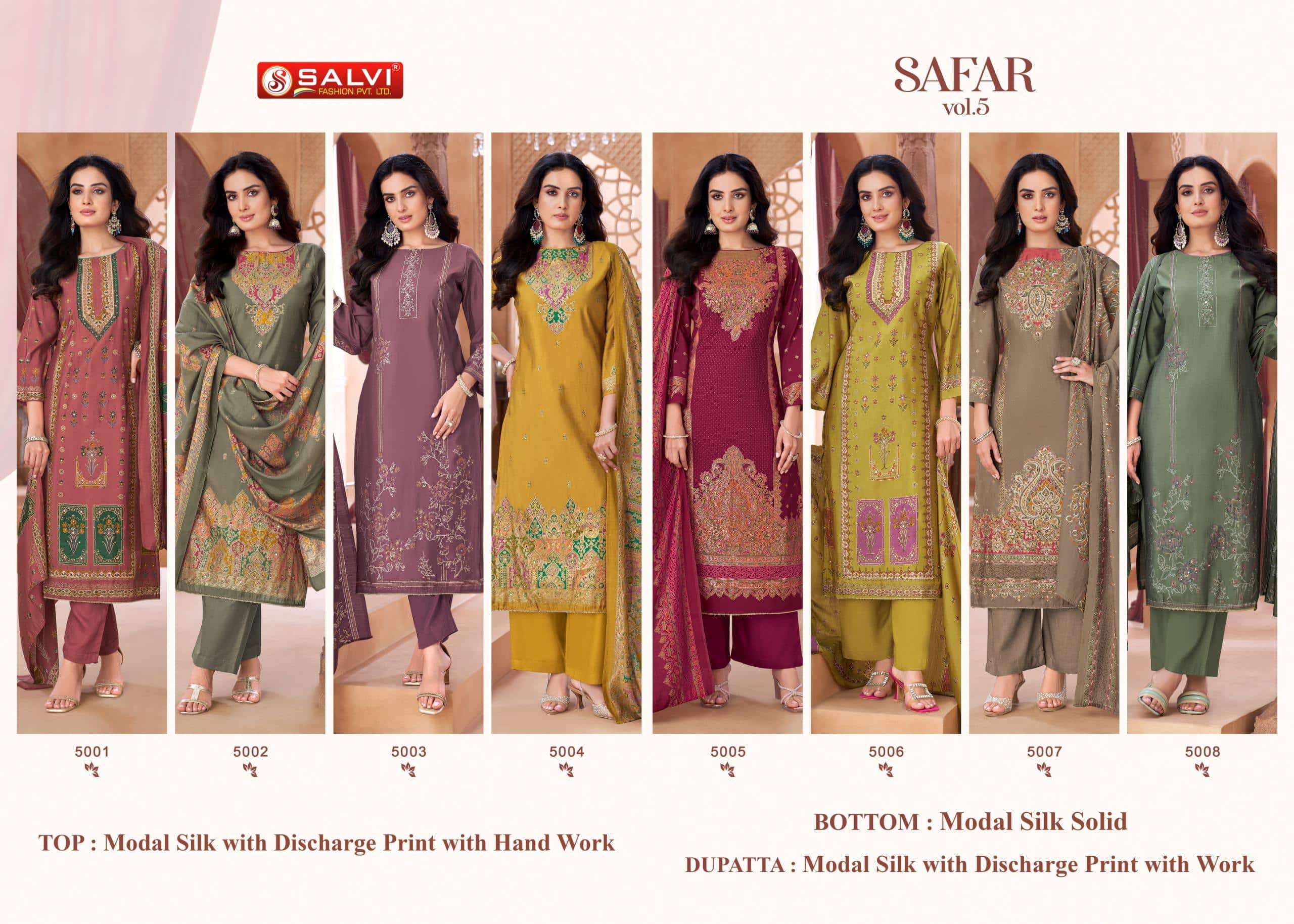 Supriya Fashion Safar Vol 5 Modal Silk Pakistani Suit
