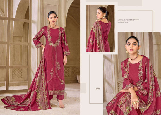 Supriya Fashion Safar Vol 6 Modal Silk Discharge Foil Print Dress Material - Amrah Wholesale