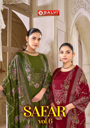 Supriya Fashion Safar Vol 6 Modal Silk Discharge Foil Print Dress Material