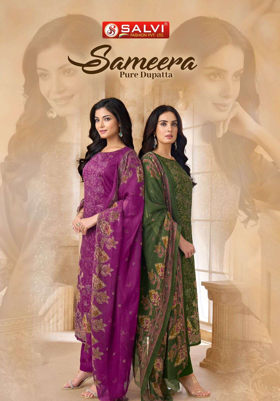 Supriya Fashion Sameera Jam Cotton Dress Material