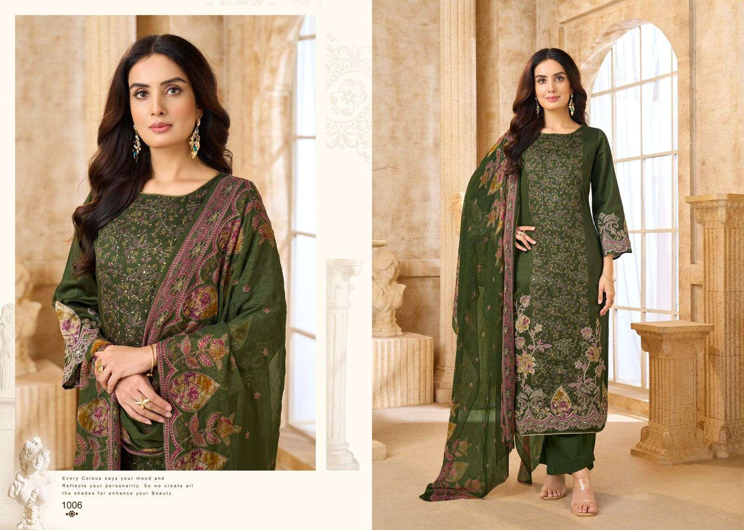 Supriya Fashion Sameera Jam Cotton Dress Material