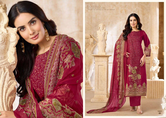 Supriya Fashion Sameera Jam Cotton Dress Material