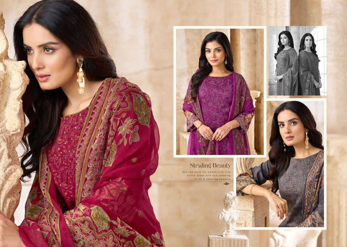 Supriya Fashion Sameera Jam Cotton Dress Material