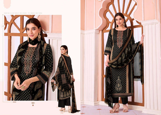 Supriya Fashion Satori Jam Cotton Embroidered Dress Material Wholesale Catalogue - Amrah Wholesale