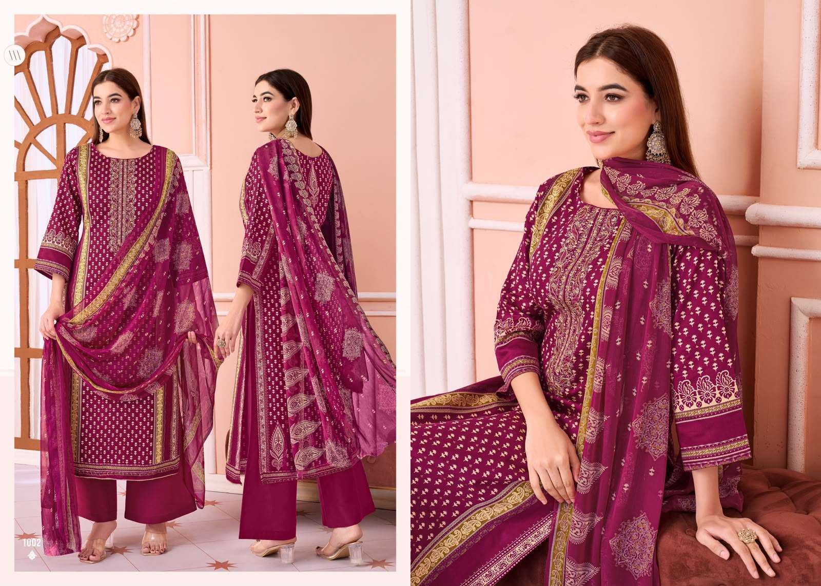 Supriya Fashion Satori Jam Cotton Embroidered Dress Material Wholesale Catalogue - Amrah Wholesale