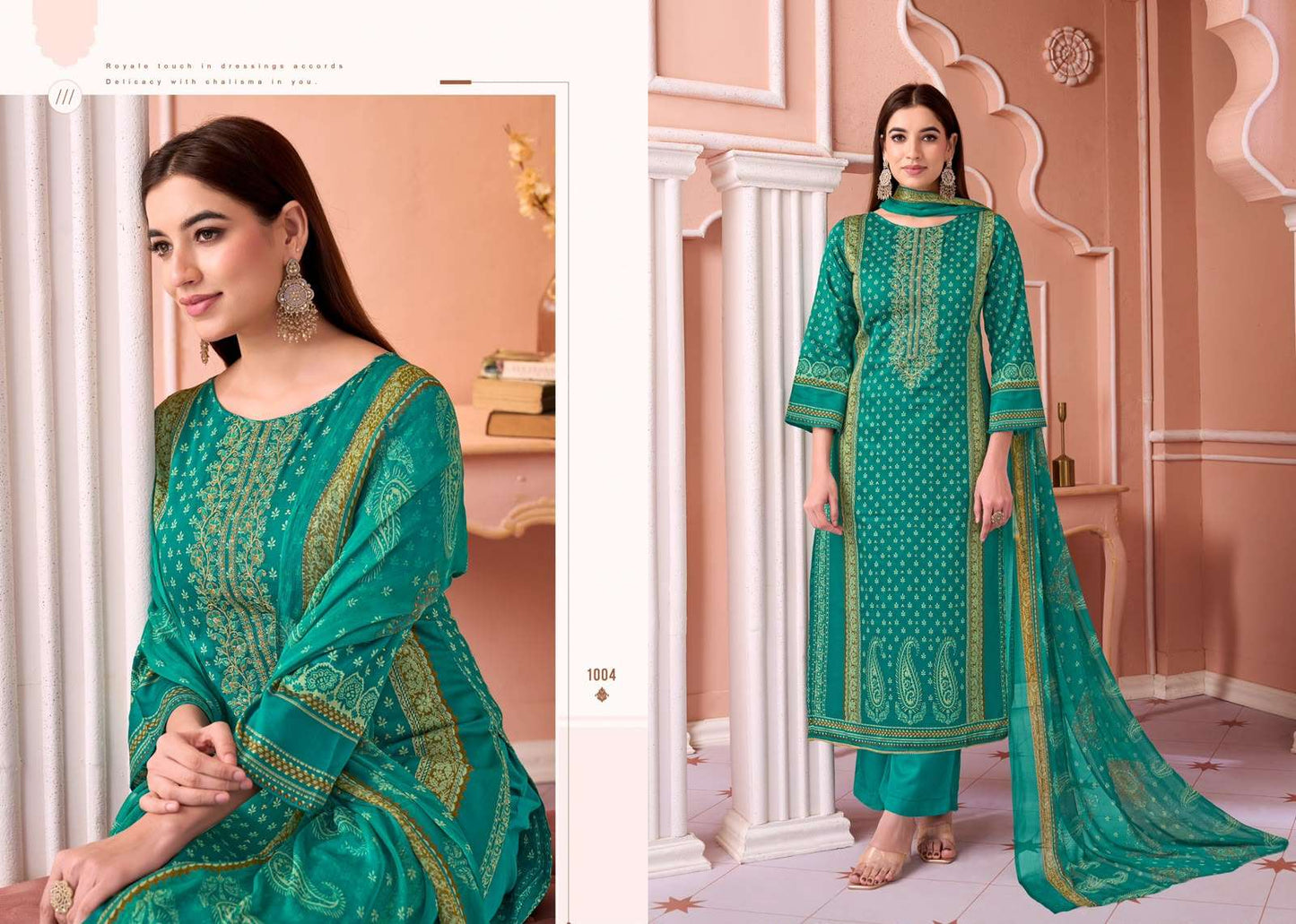Supriya Fashion Satori Jam Cotton Embroidered Dress Material Wholesale Catalogue - Amrah Wholesale