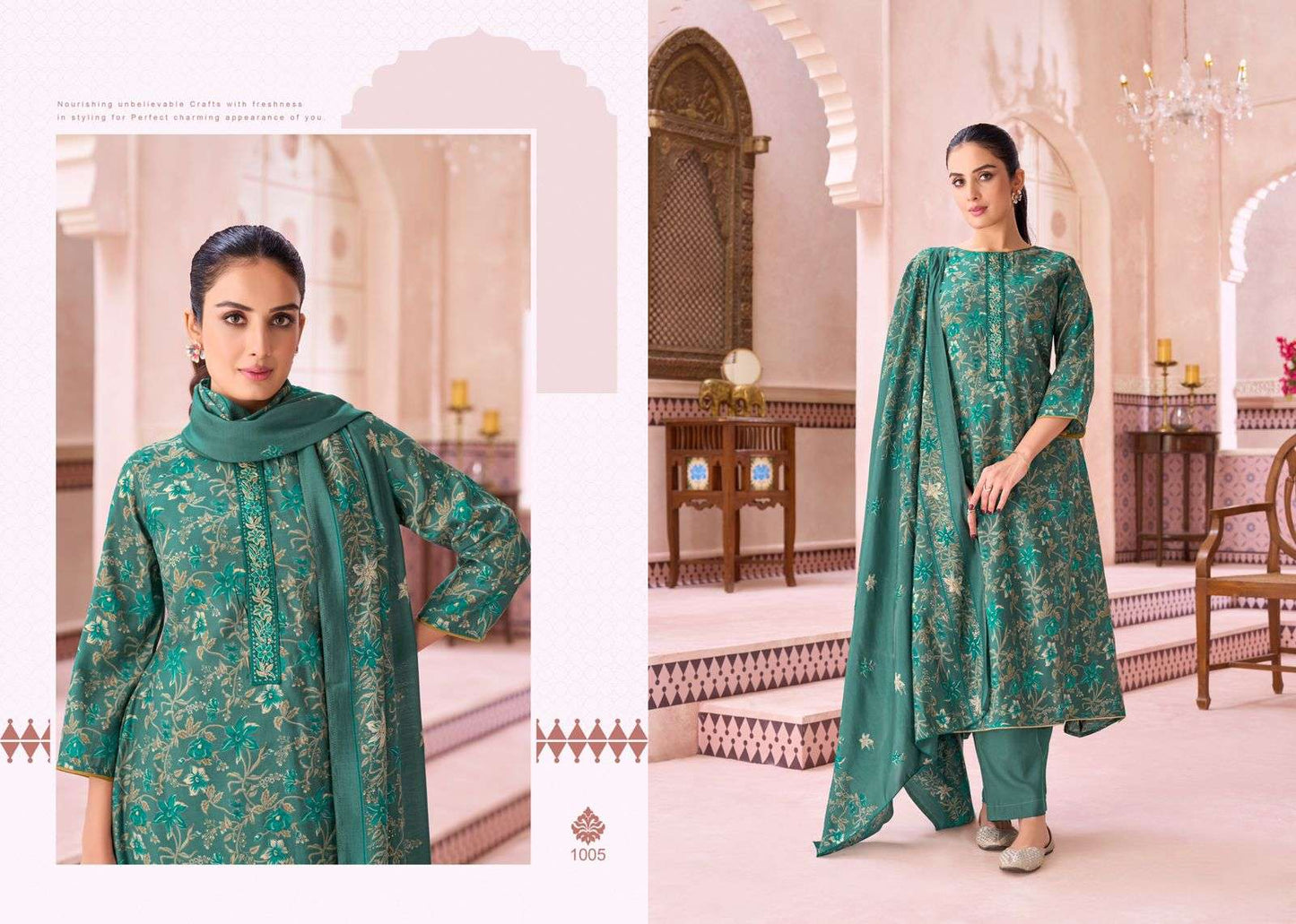 Supriya Fashion Sayuri Silk Plus Modal Silk Dress Material - Amrah Wholesale