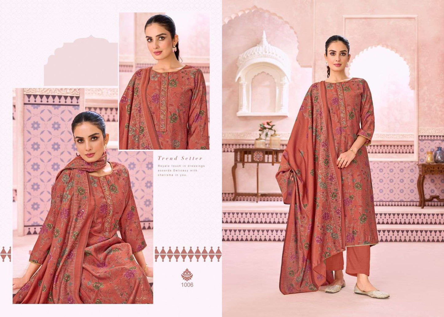 Supriya Fashion Sayuri Silk Plus Modal Silk Dress Material - Amrah Wholesale