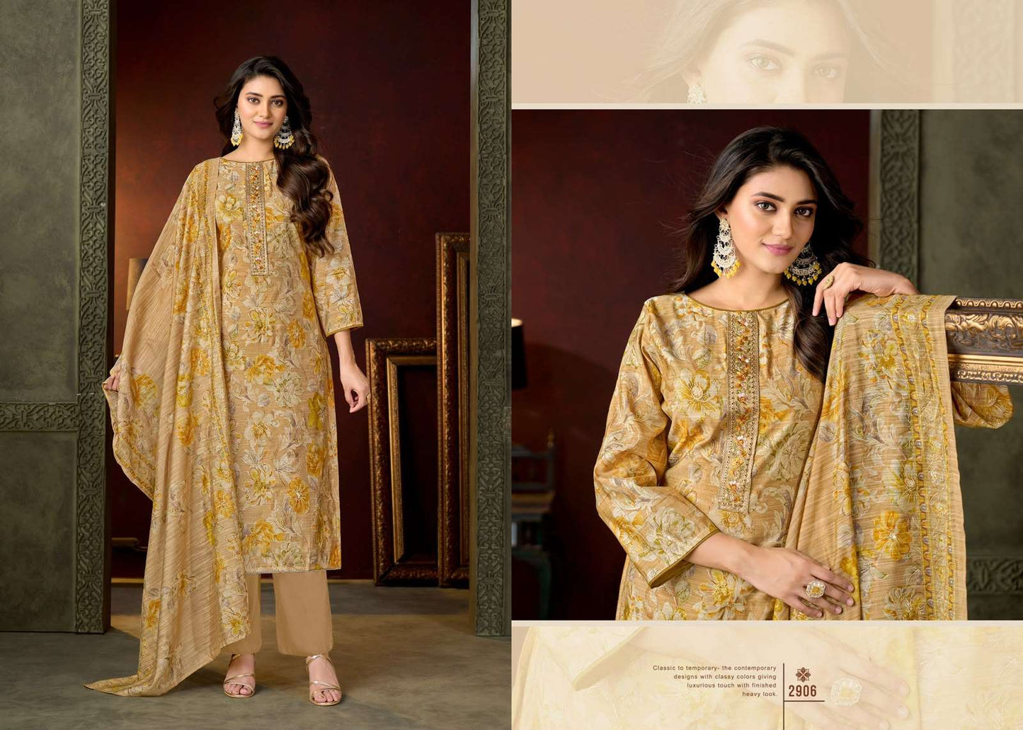 Supriya Fashion Selvina Silk Vol 29 Vintage Silk Dress Material - Amrah Wholesale