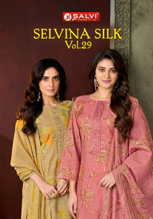 Supriya Fashion Selvina Silk Vol 29 Vintage Silk Dress Material - Amrah Wholesale
