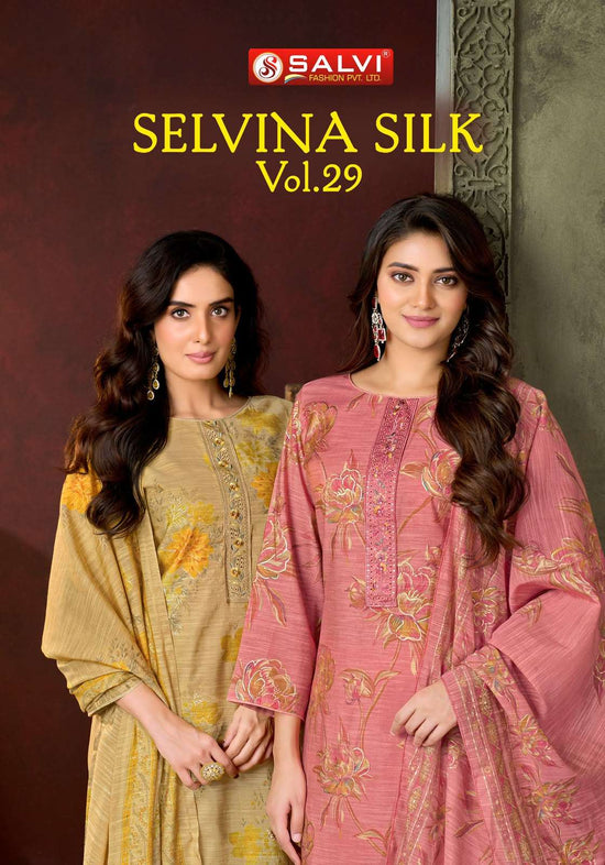 Supriya Fashion Selvina Silk Vol 29 Vintage Silk Dress Material - Amrah Wholesale