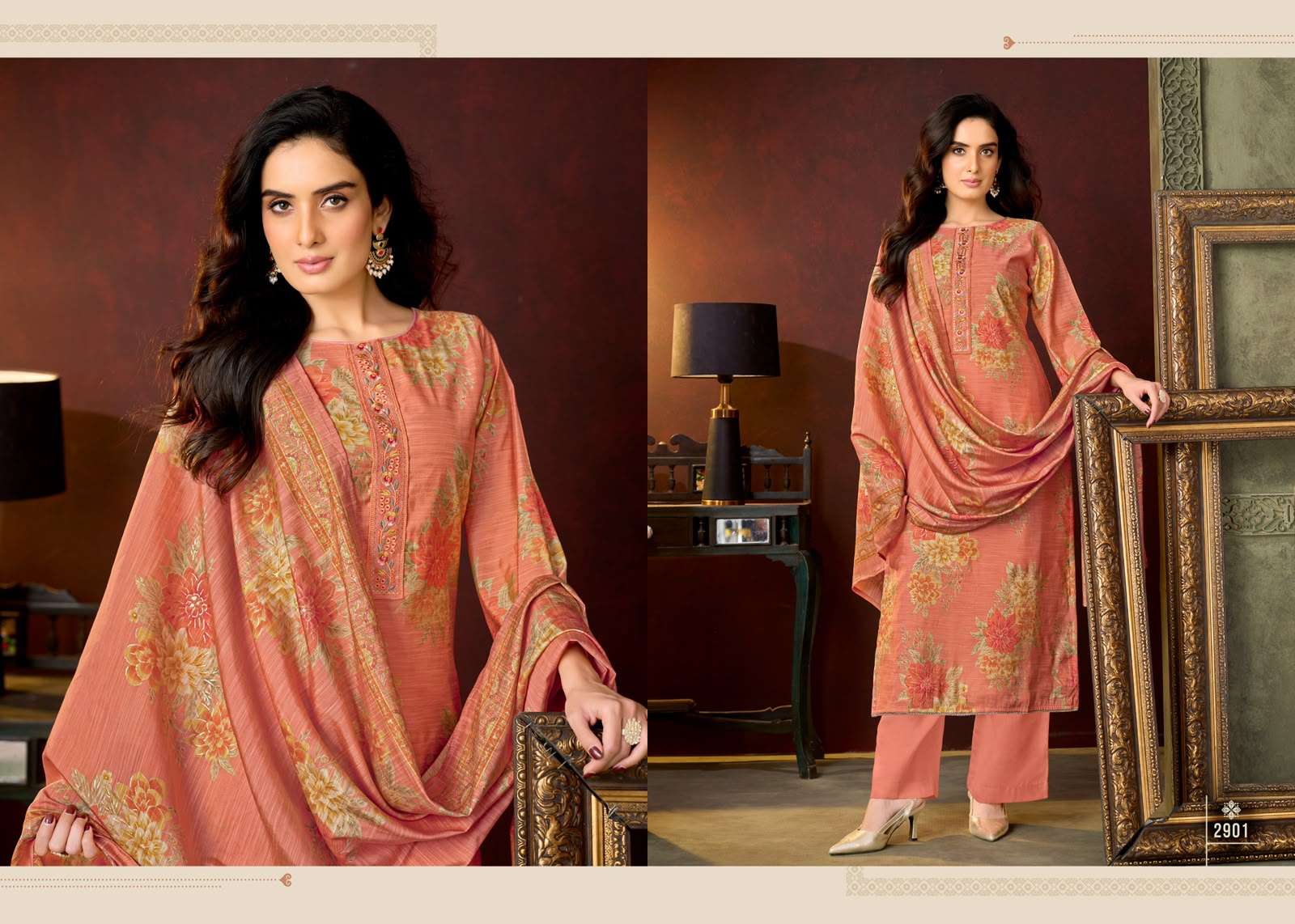 Supriya Fashion Selvina Silk Vol 29 Vintage Silk Dress Material - Amrah Wholesale