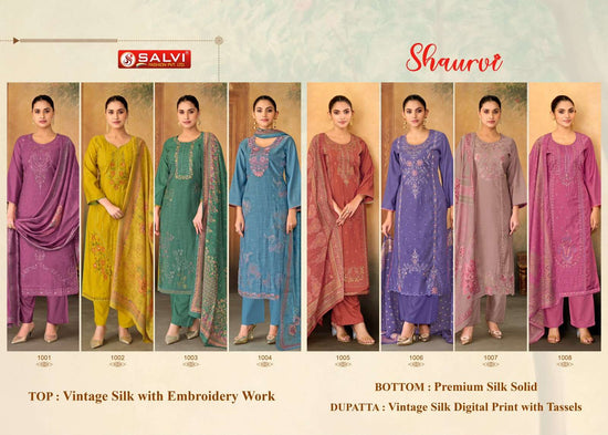 Supriya Fashion Shaurvi Vintage Silk Dress Material