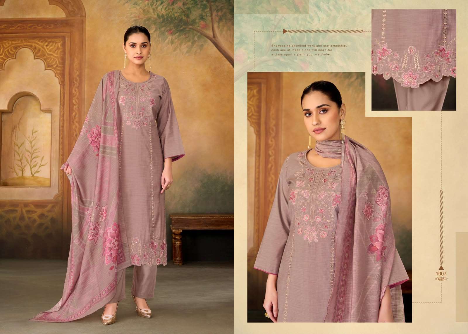 Supriya Fashion Shaurvi Vintage Silk Dress Material