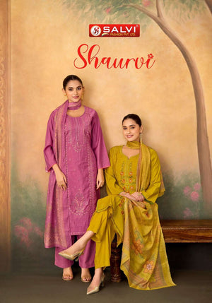 Supriya Fashion Shaurvi Vintage Silk Dress Material