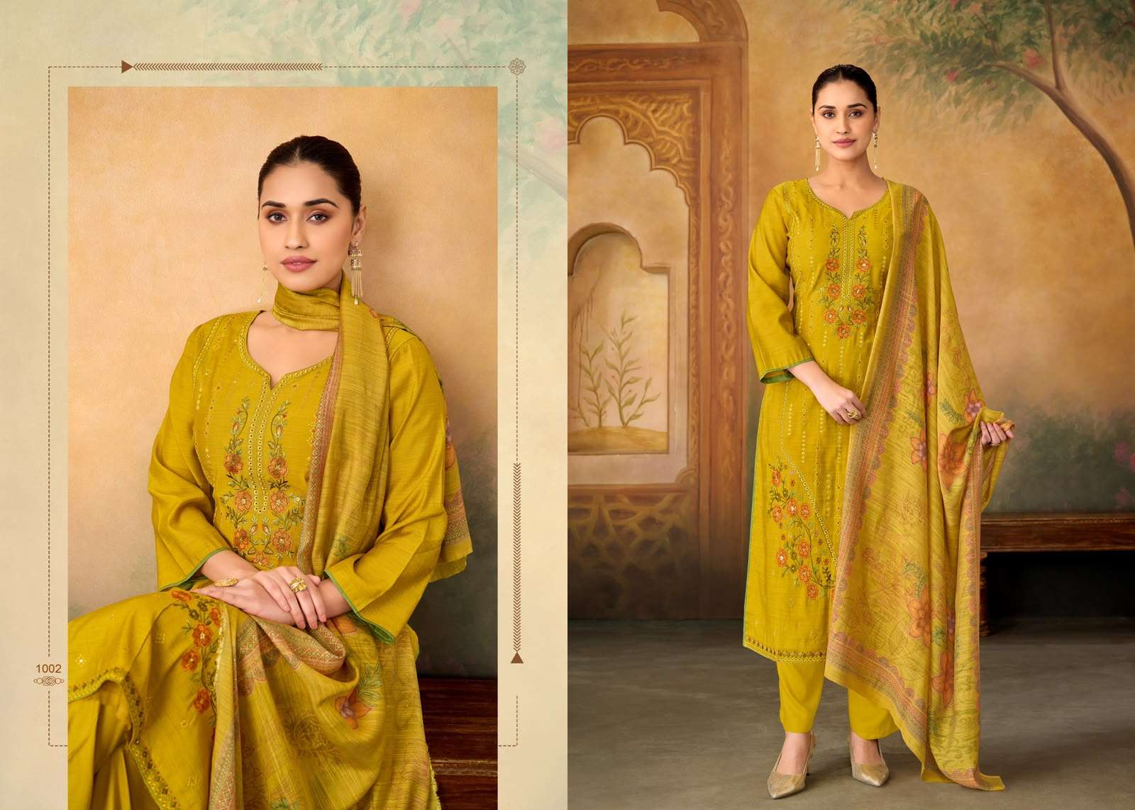 Supriya Fashion Shaurvi Vintage Silk Dress Material