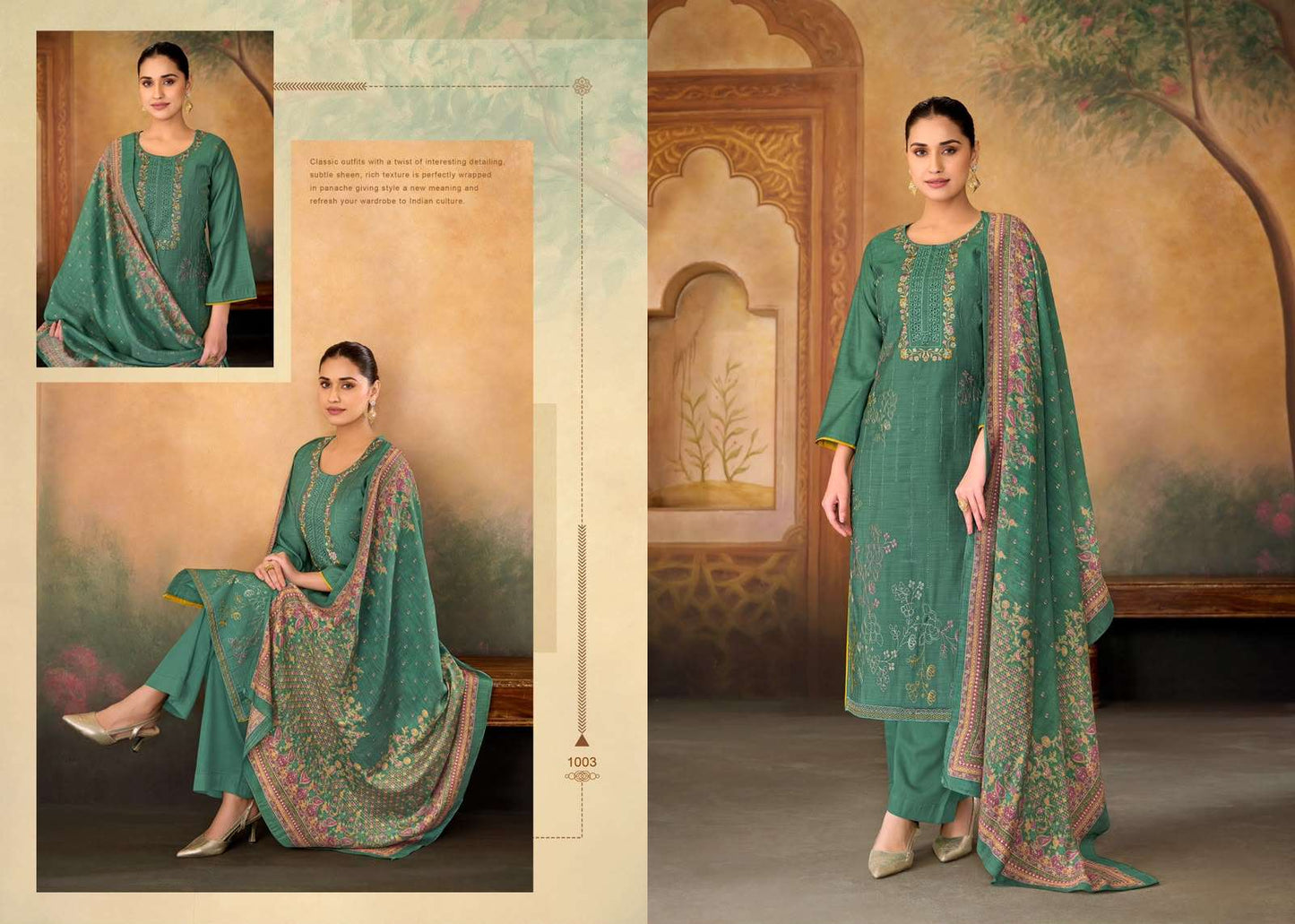 Supriya Fashion Shaurvi Vintage Silk Dress Material