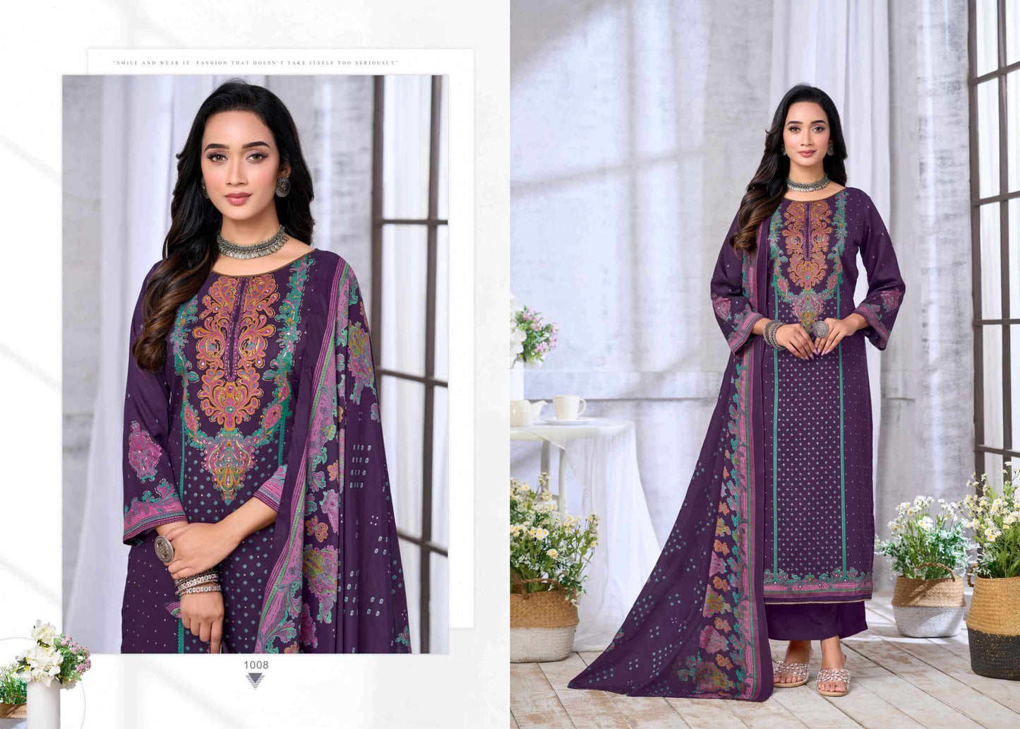 Supriya Fashion Sindoor Plus Dress Material Wholesale Catalogue - Amrah Wholesale