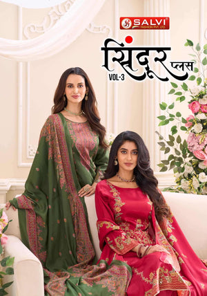 Supriya Fashion Sindoor Plus Vol 3 Jam Silk Dress Material - Amrah Wholesale