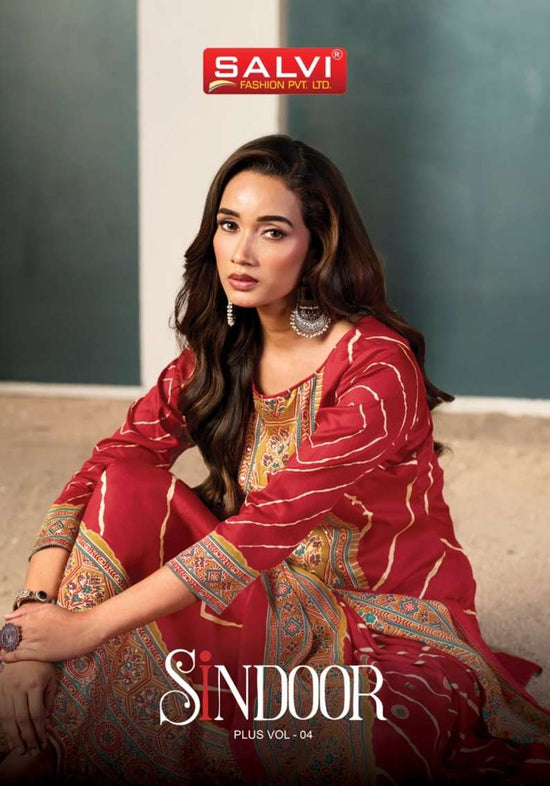 Supriya Fashion Sindoor Plus Vol 4 Jam Silk Dress Material