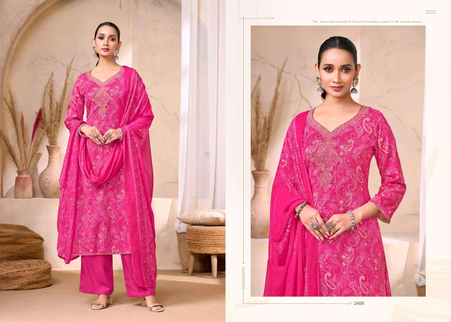 Supriya Fashion Soni Saloni Cotton Printed Dress Material - Amrah Wholesale