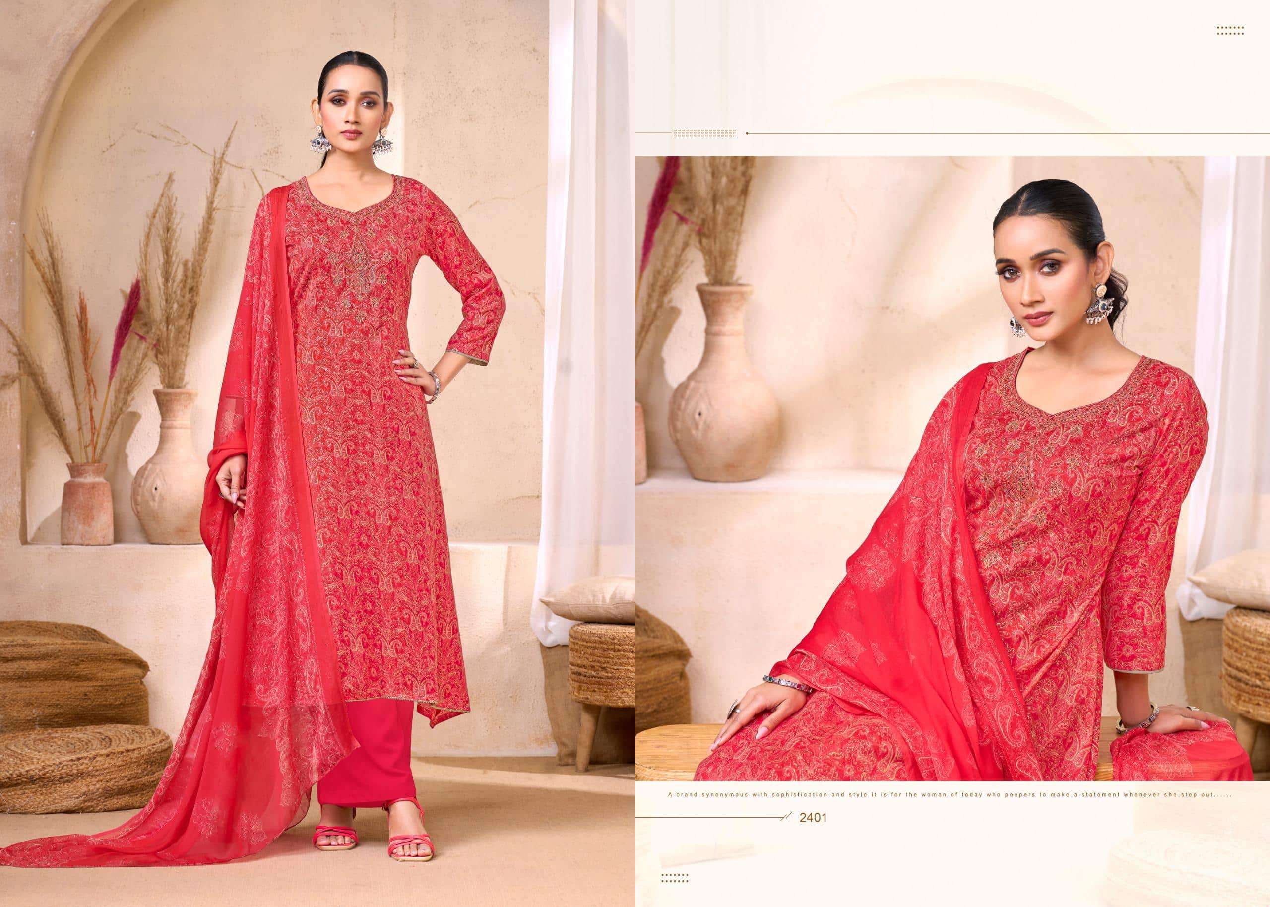 Supriya Fashion Soni Saloni Cotton Printed Dress Material - Amrah Wholesale