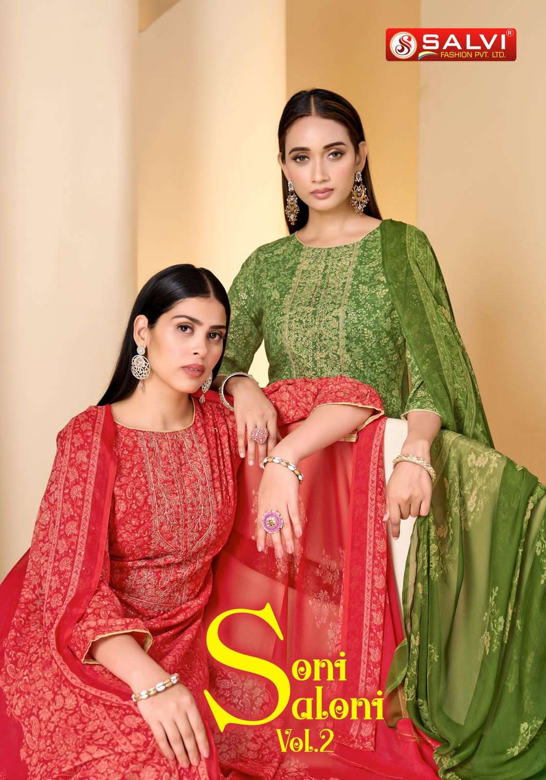 Supriya Fashion Soni Saloni Vol 2 Cotton Slub Dress Material Collection