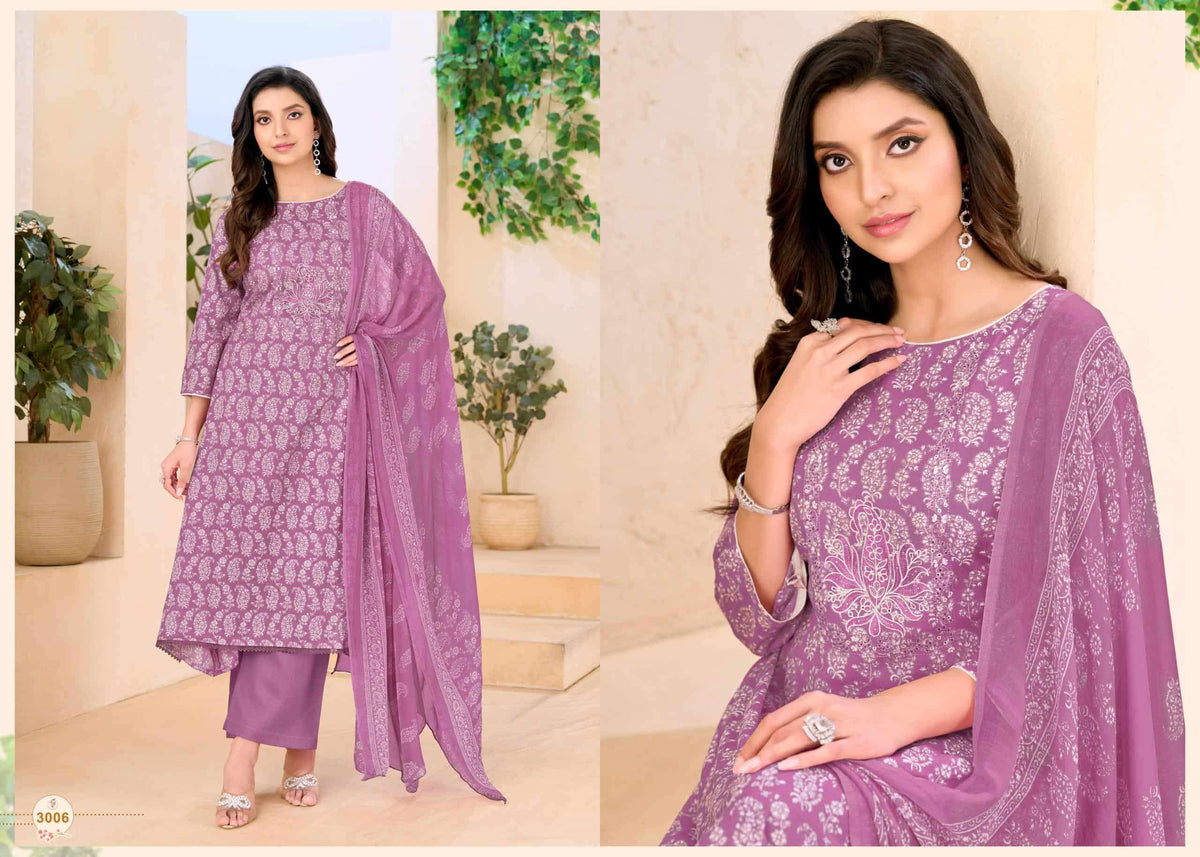Supriya Fashion Soni Saloni Vol 3 Cotton Slub Dress Material
