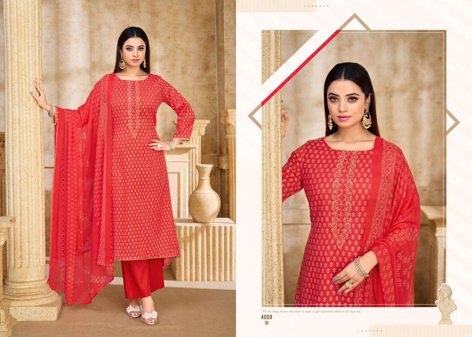 Supriya Fashion Soni Saloni Vol 4 Cotton Slub Dress Material - Amrah Wholesale