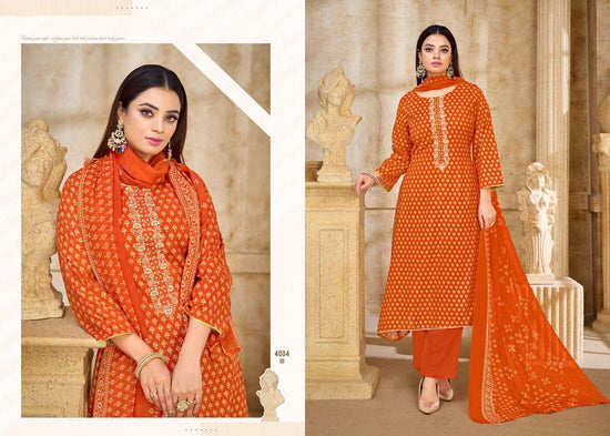 Supriya Fashion Soni Saloni Vol 4 Cotton Slub Dress Material - Amrah Wholesale