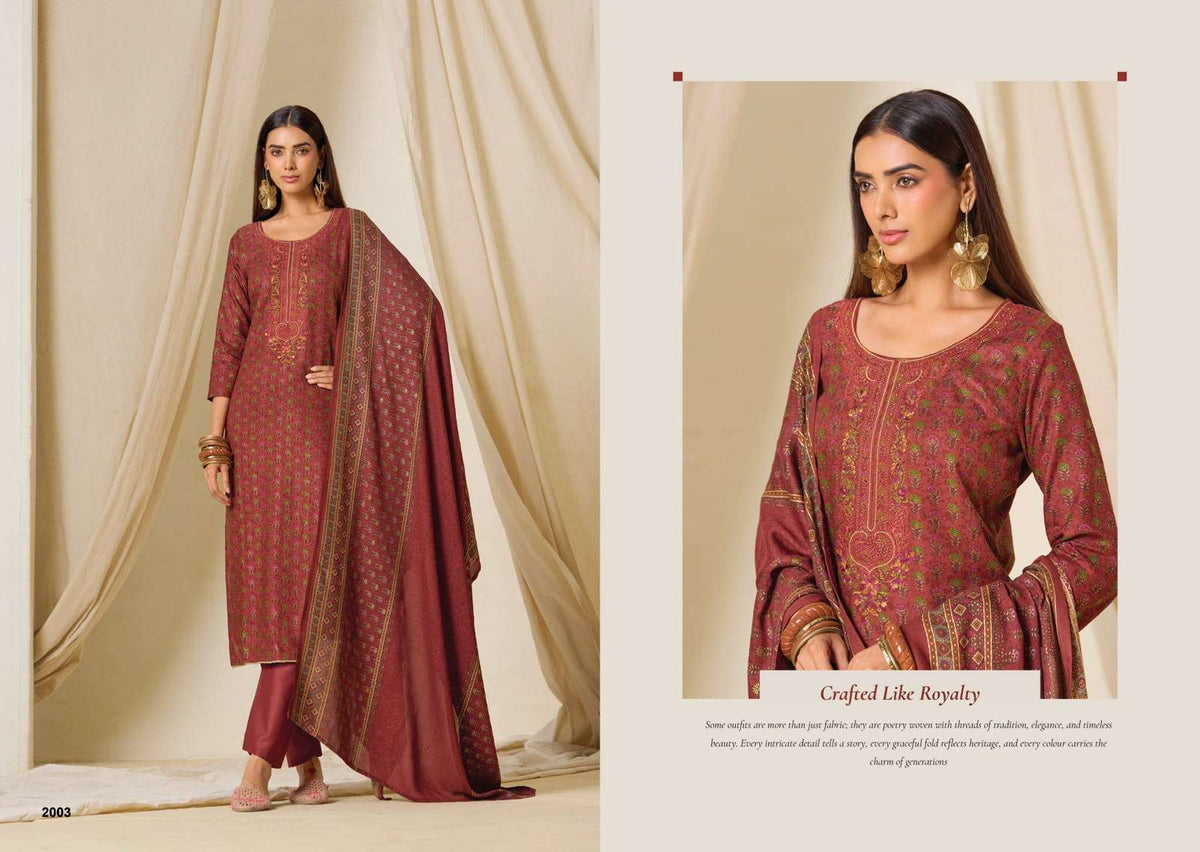 Supriya Fashion Sufi Winter Vol 2 Viscose Pashmina Dress Material
