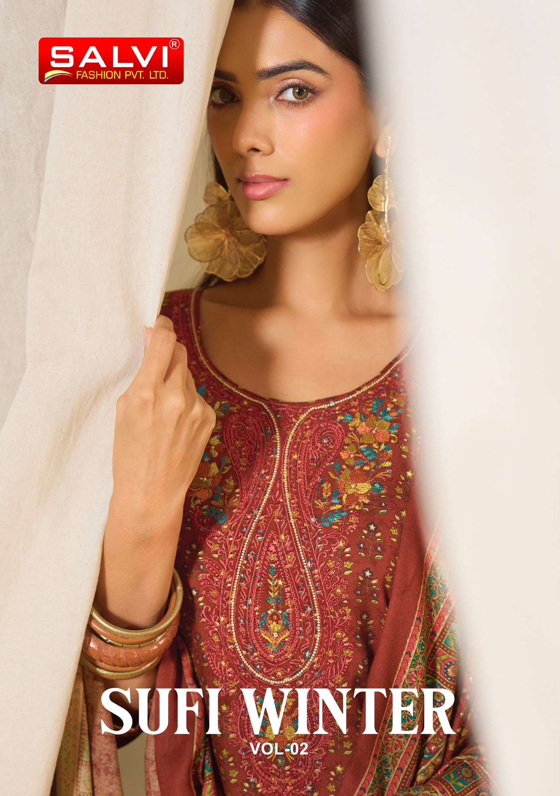 Supriya Fashion Sufi Winter Vol 2 Viscose Pashmina Dress Material
