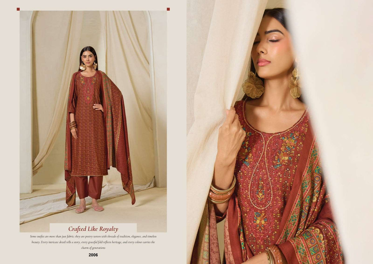 Supriya Fashion Sufi Winter Vol 2 Viscose Pashmina Dress Material