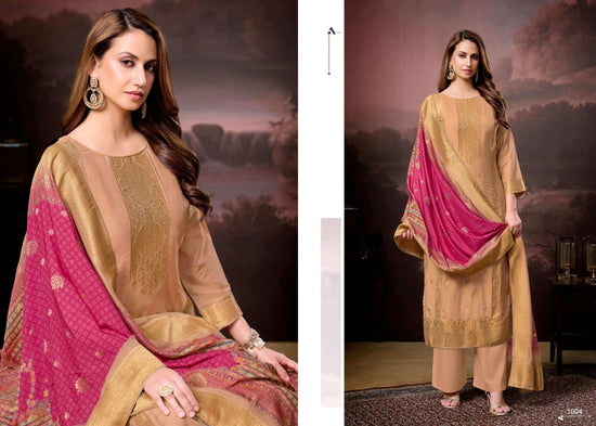 Supriya Fashion Summer Jacquard Muslin Jacquard Dress Material - Amrah Wholesale