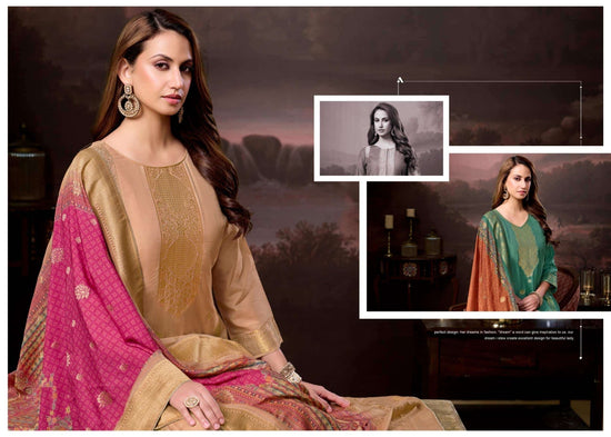 Supriya Fashion Summer Jacquard Muslin Jacquard Dress Material - Amrah Wholesale