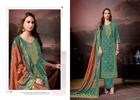 Supriya Fashion Summer Jacquard Muslin Jacquard Dress Material - Amrah Wholesale