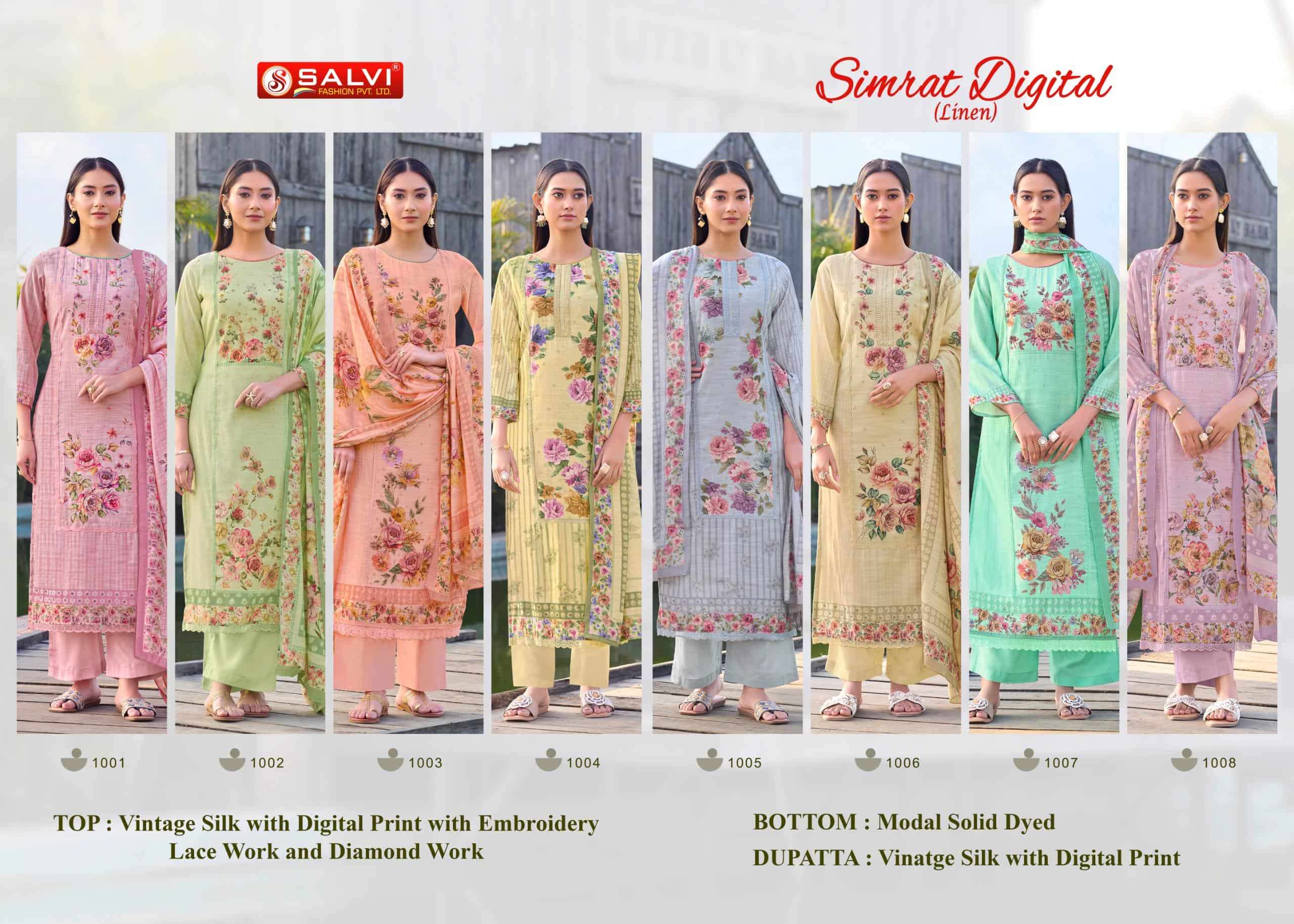 Supriya Fashion Simrat Digital Dress Material - Amrah Wholesale