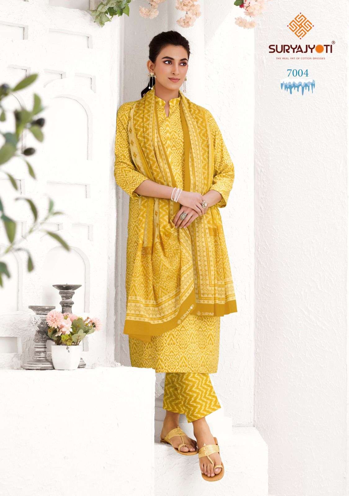 Suryajyoti Ice Look Vol 7 Pure Cotton Dress Material - Amrah Wholesale